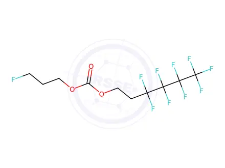 Chemical structure of 3-Fluoropropyl (3,3,4,4,5,5,6,6,6-nonafluorohexyl) carbonate