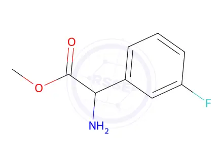 Chemical structure of Methyl 2-Amino-2-(3-fluorophenyl)acetate