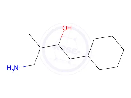 Chemical structure of 4-Amino-1-cyclohexyl-3-methylbutan-2-ol