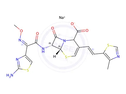 Chemical structure of 3E-Cefditoren Impurity 30