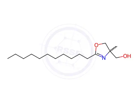 Chemical structure of 4-methyl-2-undecyl-2-oxazoline-4-methanol
