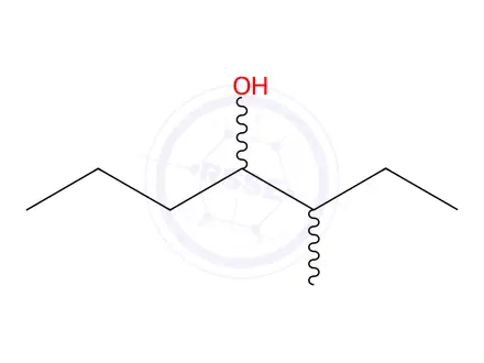 Chemical structure of 3-Methyl-4-heptanol