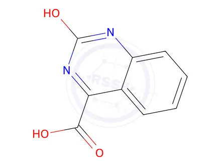Chemical structure of 2-oxo-1,2-dihydro-4-quinazolinecarboxylic acid hydrate