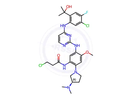 Chemical structure of Sunvozertinib Impurity 11