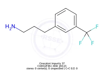 Chemical structure of Cinacalcet Impurity 37