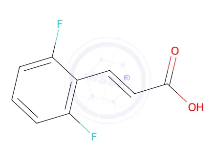 Chemical structure of 2,6-DIFLUOROCINNAMIC ACID