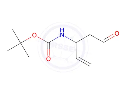Chemical structure of tert-Butyl (5-oxopent-1-en-3-yl)carbamate