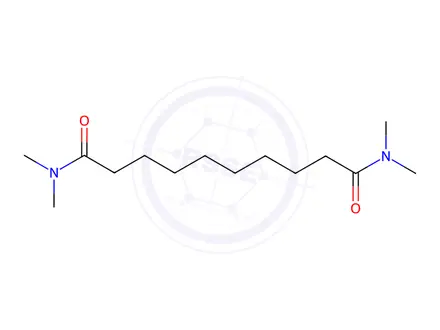 Chemical structure of TETRAMETHYLSEBACAMIDE