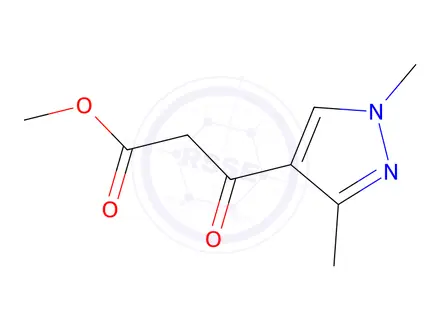 Chemical structure of Methyl 3-(1,3-dimethyl-1h-pyrazol-4-yl)-3-oxopropanoate