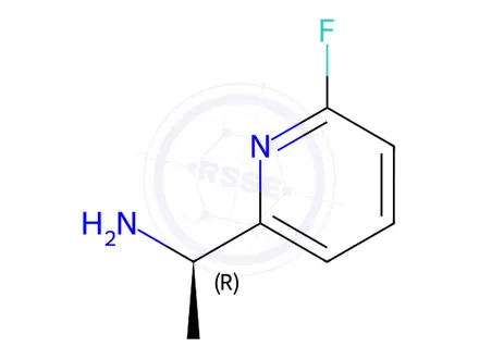 Chemical structure of (1R)-1-(6-FLUORO(2-PYRIDYL))ETHYLAMINE DIHYDROCHLORIDE