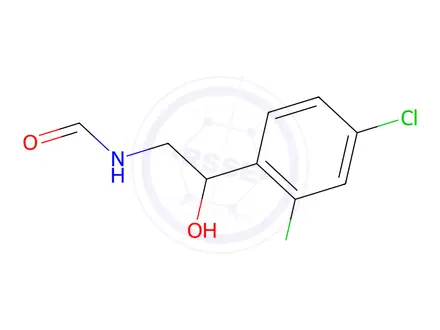 Chemical structure of N-[2-(2,4-Dichlorophenyl)-2-hydroxyethyl]formamide