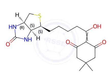 Chemical structure of BIOTIN-DDE