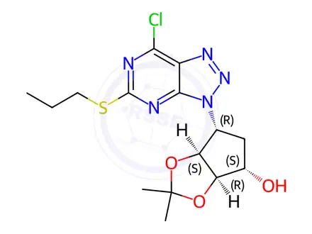 Chemical structure of Ticagrelor Impurity 425