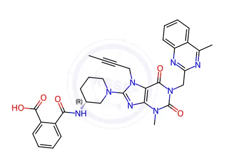 Chemical structure of Linagliptin EP Impurity G