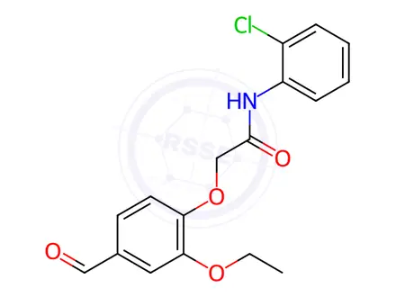 Chemical structure of N-(2-Chlorophenyl)-2-(2-ethoxy-4-formylphenoxy)acetamide