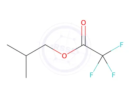 Chemical structure of Acetic acid, 2,2,2-trifluoro-, 2-Methylpropyl ester