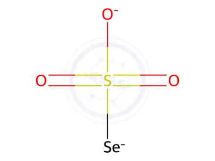 Chemical structure of Sodium Selenosulfate