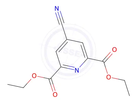 Chemical structure of Diethyl 4-cyanopyridine-2,6-dicarboxylate