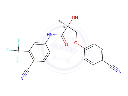 Chemical structure of Ostarine