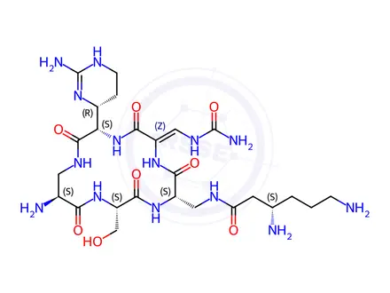 Chemical structure of Capreomycin IA