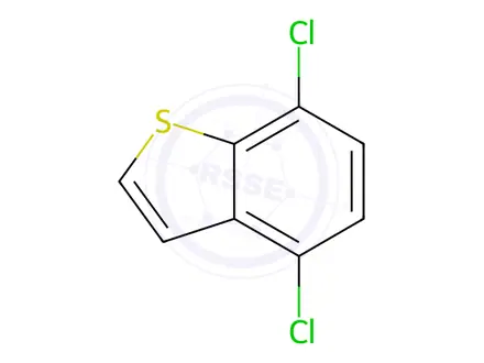Chemical structure of 4,7-dichlorobenzo[b]thiophene