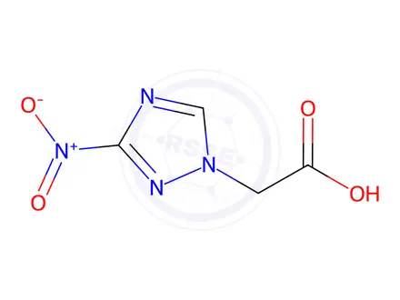 Chemical structure of (3-Nitro-1H-1,2,4-triazol-1-yl)acetic Acid