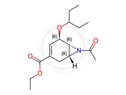 Chemical structure of Oseltamivir Phosphate Impurity 73