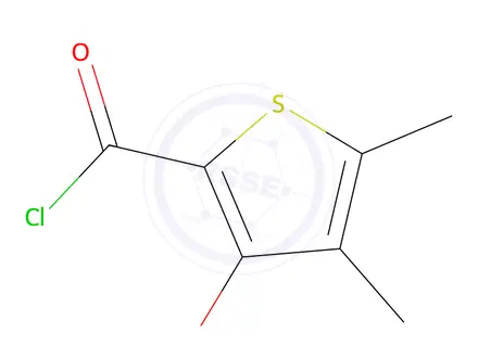 Chemical structure of 2-Thiophenecarbonyl chloride, 3-methoxy-4,5-dimethyl-(9CI)
