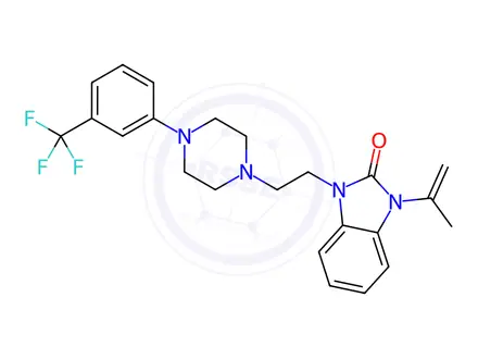 Chemical structure of Flibanserin Impurity 12
