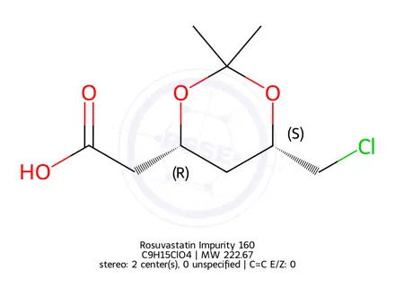 Chemical structure of Rosuvastatin Impurity 234