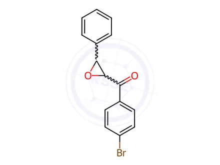 Chemical structure of (4-Bromophenyl)(3-phenyloxiran-2-yl)methanone