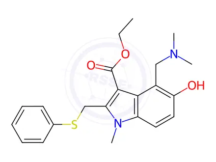 Chemical structure of Arbidol Impurity H
