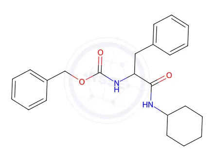Chemical structure of N-Cyclohexyl DL-Z-Phenylalaninamide