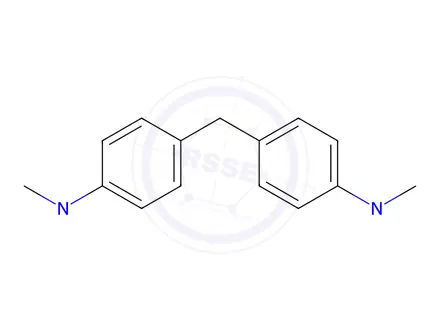 Chemical structure of Bis[4-(dimethylamino)phenyl]methane