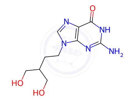 Chemical structure of Penciclovir