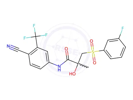 Chemical structure of Bicalutamide Related Compound B