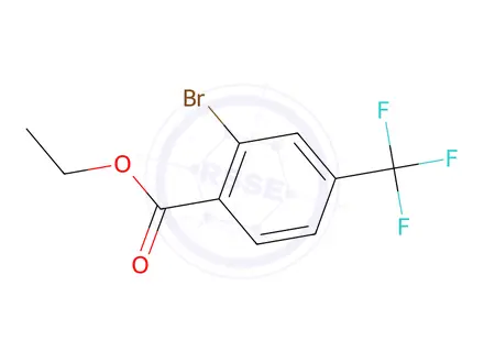 Chemical structure of Ethyl 2-bromo-4-(trifluoromethyl)benzoate
