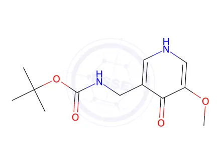 Chemical structure of tert-Butyl (4-Hydroxy-5-methoxypyridin-3-yl)-methylcarbamate