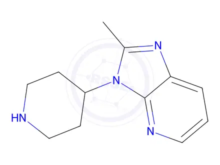 Chemical structure of 2-Methyl-3-(piperidin-4-yl)-3h-imidazo[4,5-b]pyridine