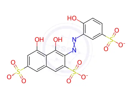 Chemical structure of Acid chrome blue K