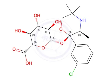 Chemical structure of Bupropion Impurity 48