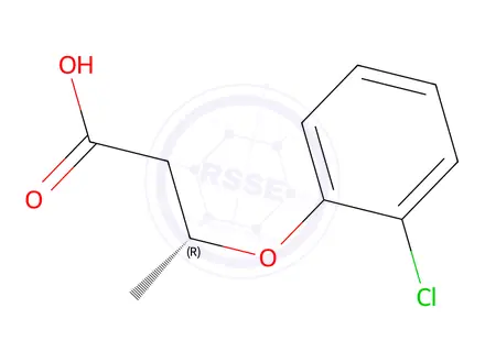 Chemical structure of (R)-3-(2-chlorophenoxy)butanoic acid