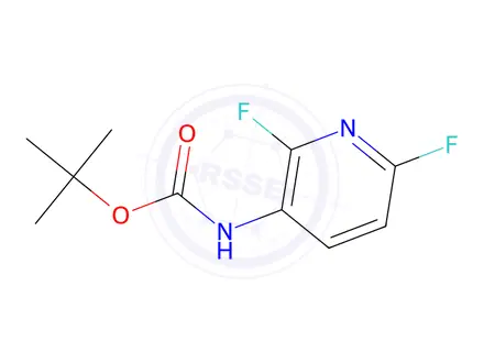 Chemical structure of tert-Butyl (2,6-difluoropyridin-3-yl)carbamate