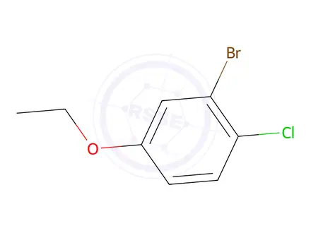 Chemical structure of 2-Bromo-1-chloro-4-ethoxybenzene