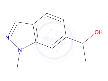 Chemical structure of 1-(1-Methyl-1H-indazol-6-yl)ethanol