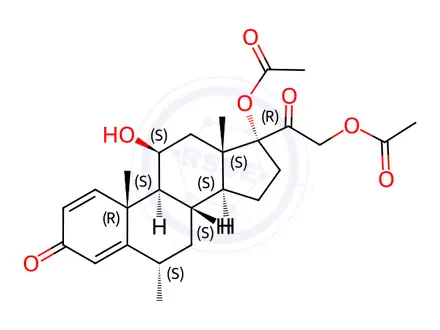Chemical structure of Methylprednisolone Impurity 133
