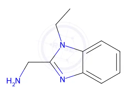 Chemical structure of (1-ethyl-1h-benzo[d]imidazol-2-yl)methanamine dihydrochloride