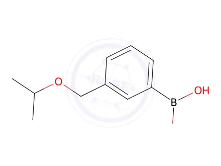 Chemical structure of {3-[(propan-2-yloxy)methyl]phenyl}boronic acid