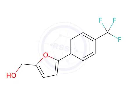Chemical structure of (5-(4-(Trifluoromethyl)phenyl)furan-2-yl)methanol