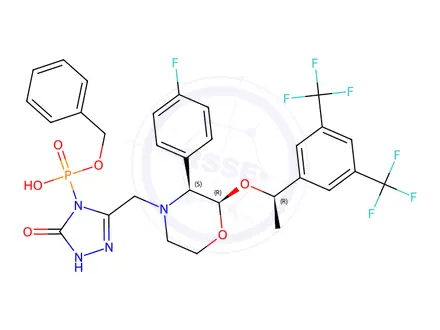 Chemical structure of Aprepitant Impurity 73